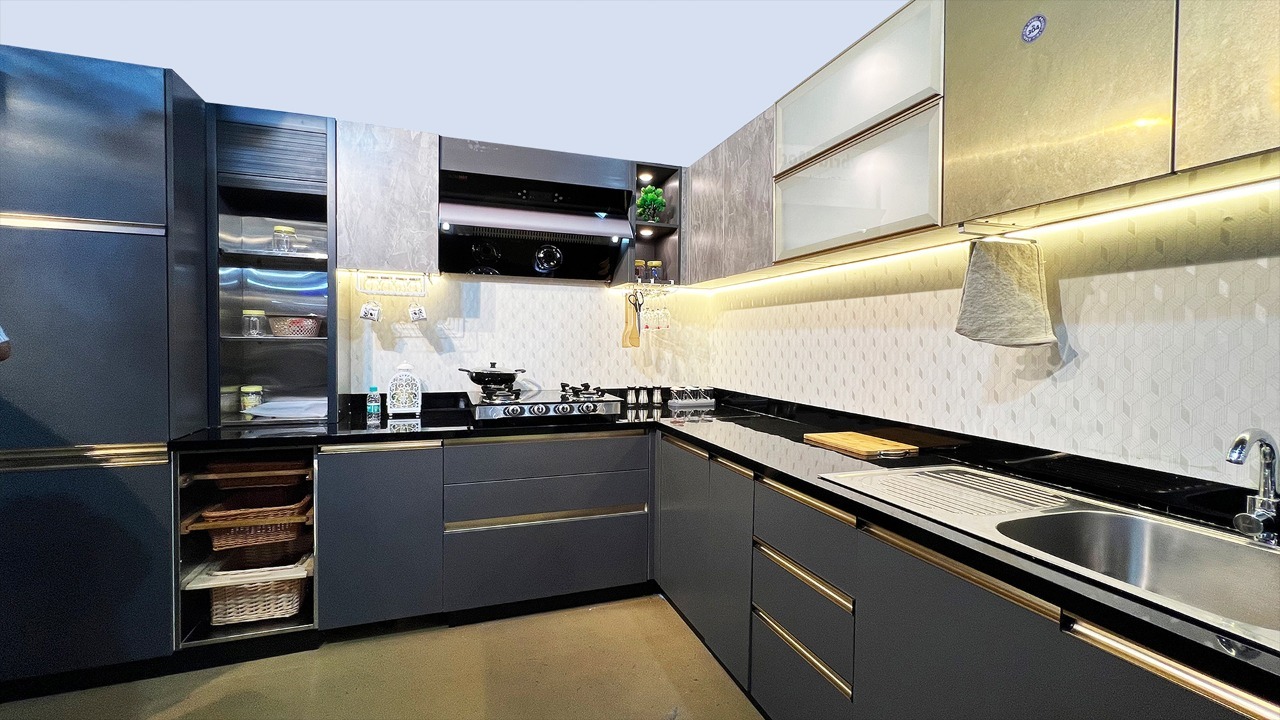 Stainless Steel Modular Kitchen 16690373285