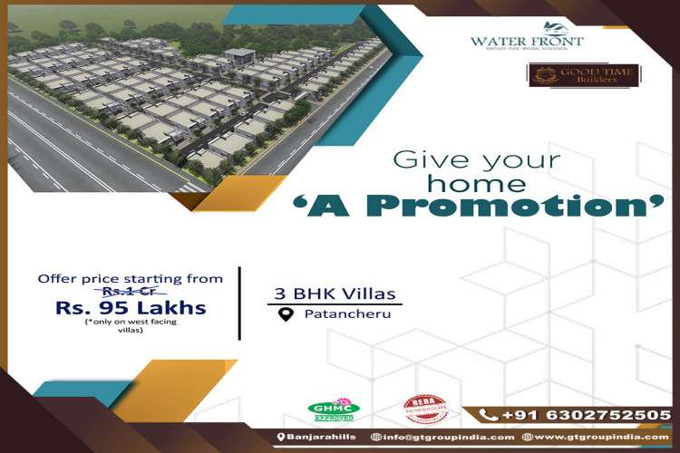 Three Bhk Waterfront Villas For Sale In Patancheru Good Time Builders 16347202872