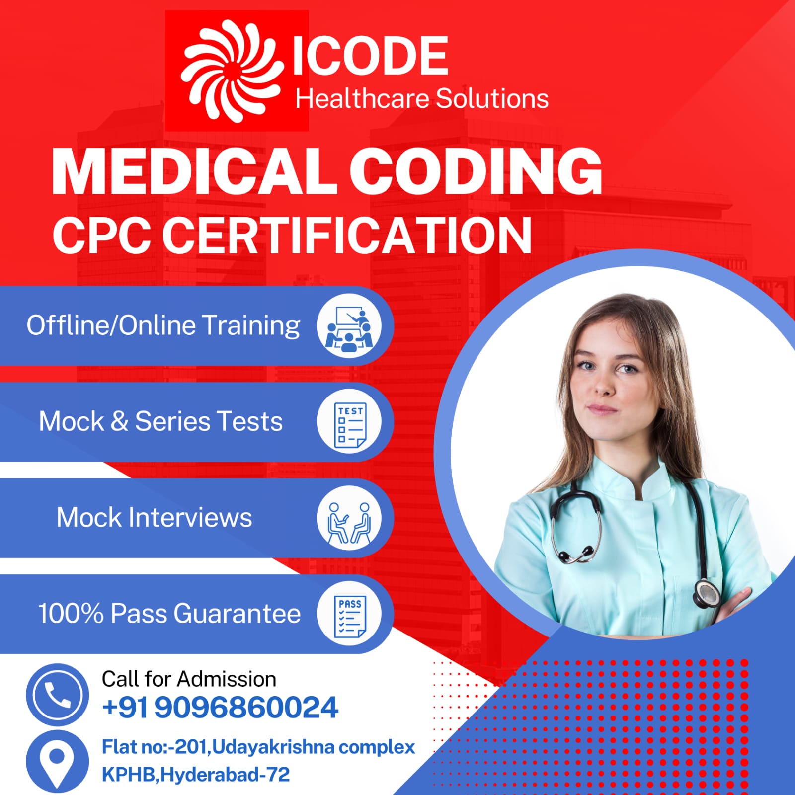 Top Medical Coding Institute In Hyderabad Kukatpally 17005645959