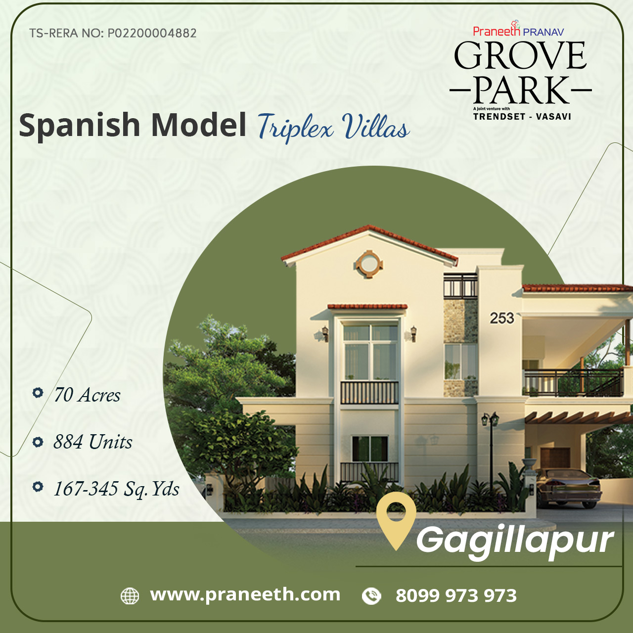 Triplex Villas For Sale In Gagillapur 17177592950