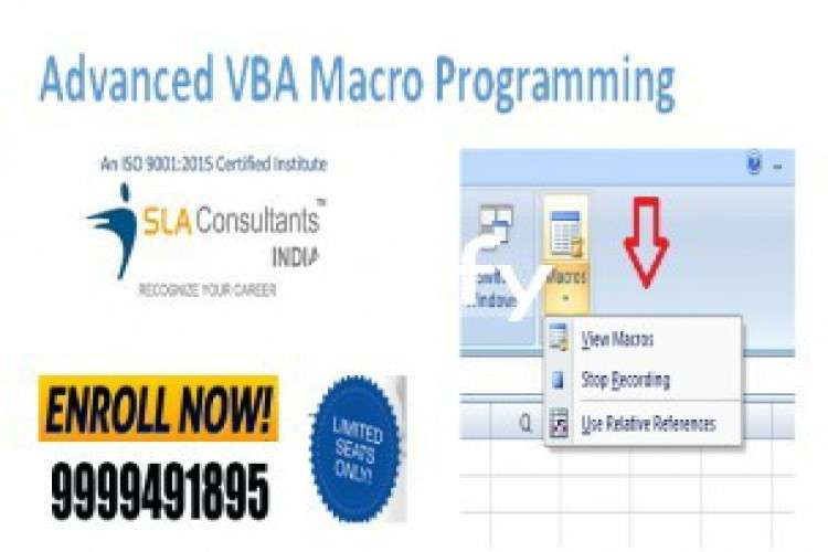 Vba Programming In Excel Gurgaon Sla Consultants India 7493299