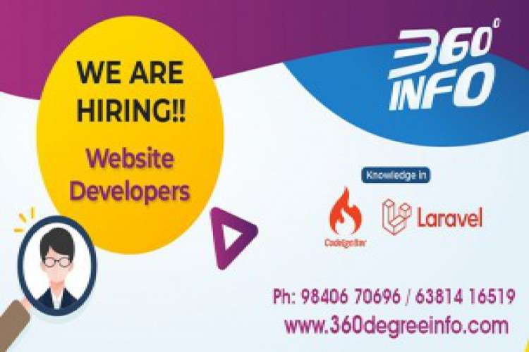 We Are Hiring For A Web Php Laravel Or Codeigniter Developer 8004784