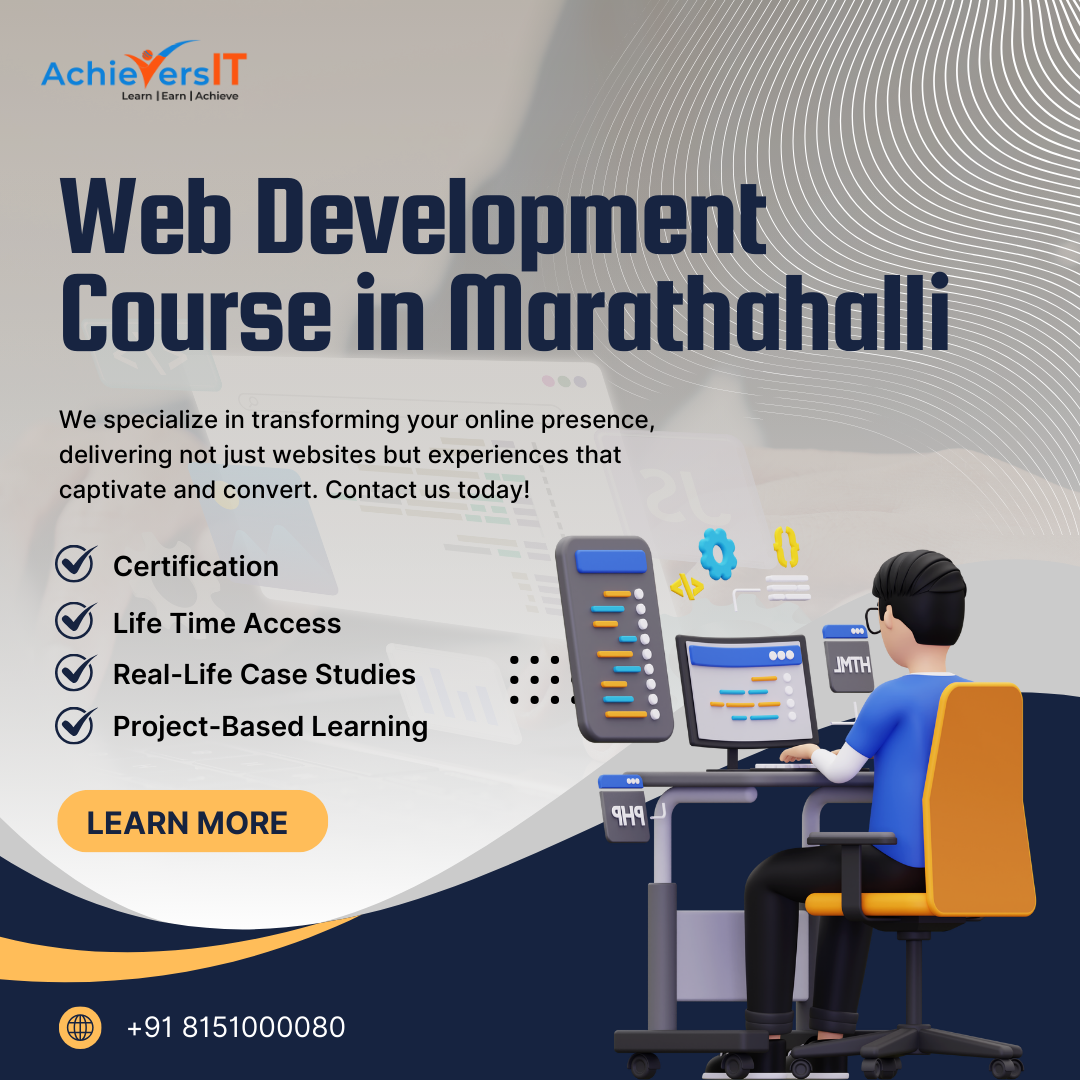 Web Development Course Training In Bangalore   Achieversit 173191328410