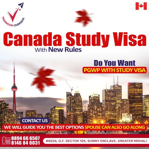 Yashnoor Overseas   Study Visa Canada Consultant In Mohali 17073837192